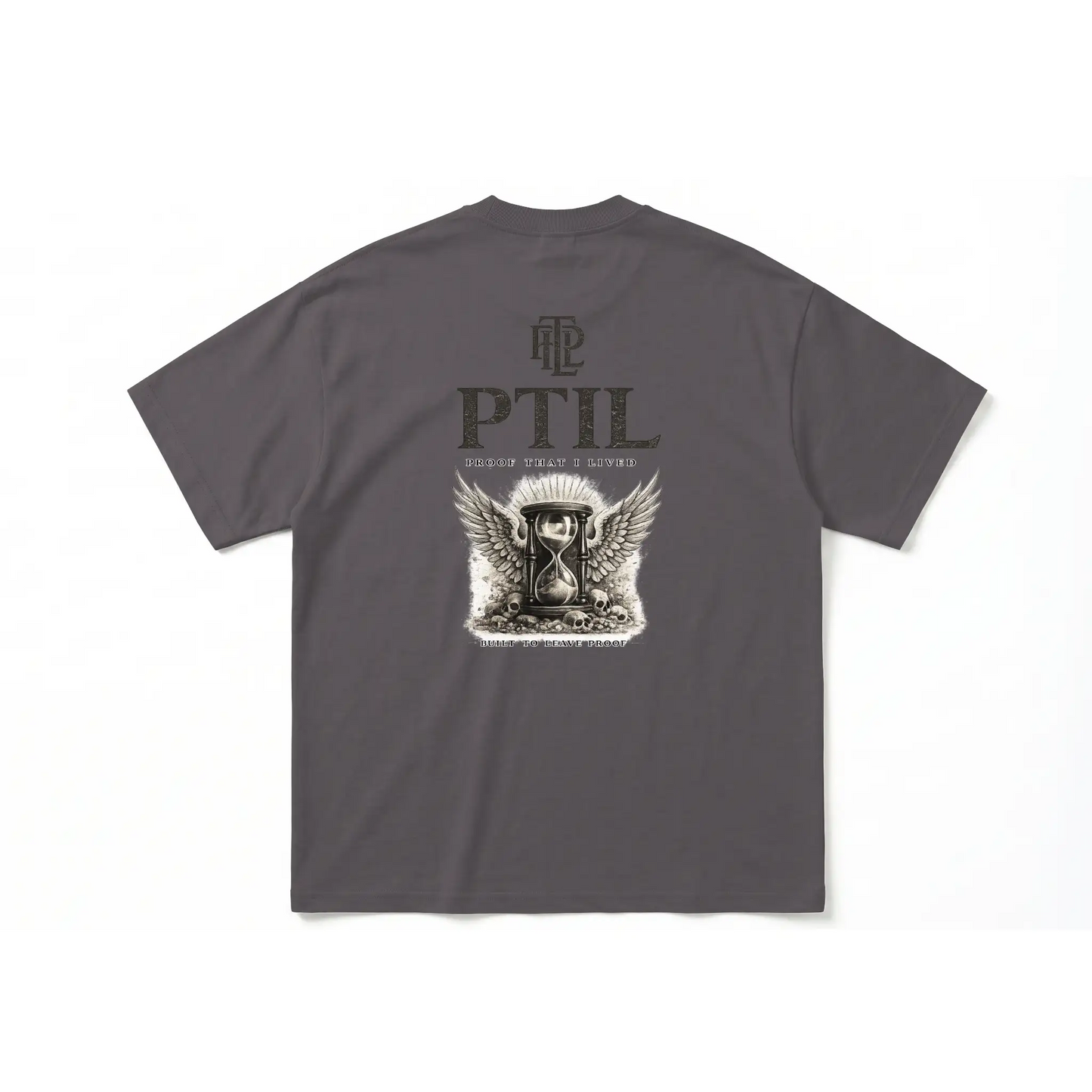 PTIL Heavyweight Tee Proof That I Lived Charcoal