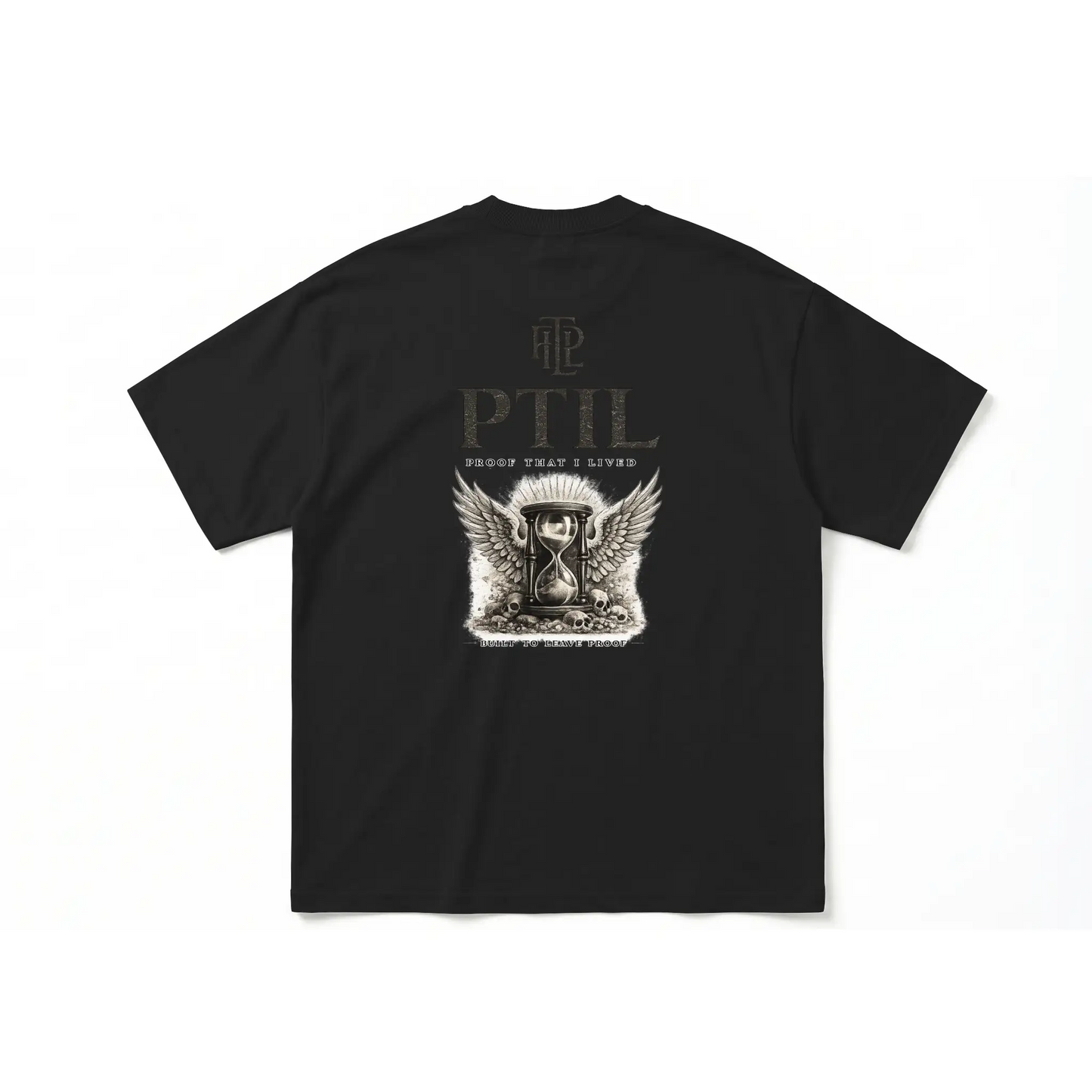 PTIL Heavyweight Tee Proof That I Lived Black 