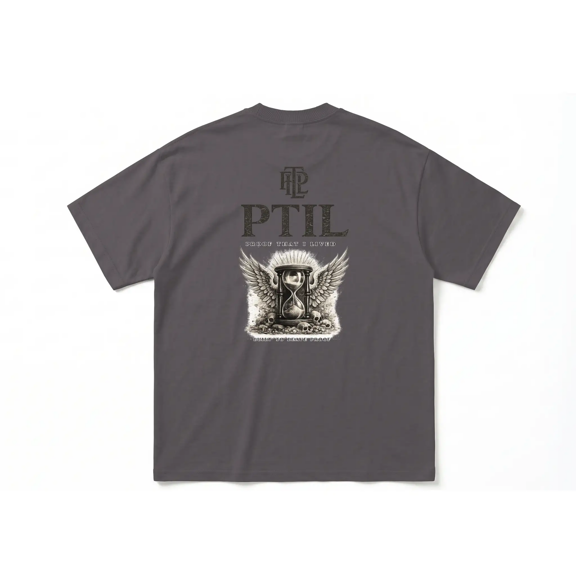 PTIL Heavyweight Tee Proof That I Lived Charcoal 